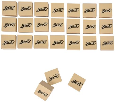 Sax Soap Erasers - 1 x 1 x 5/8 inches - Pack of 24 - 247703, White, Small in Saudi Arabia