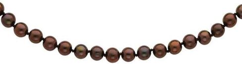 Chocolate Freshwater Cultured 6-7mm Pearl Strand - 16" in Saudi Arabia