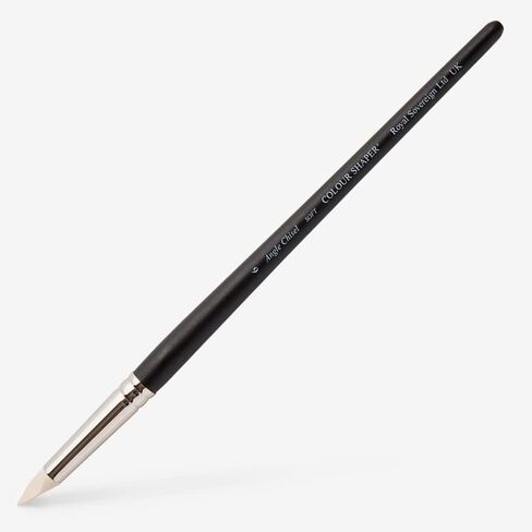 Colour Shaper Angle Chisel Soft Ivory Painting Shaper Brush (Size 6) in Saudi Arabia