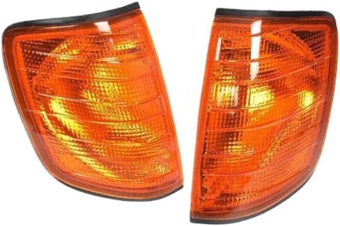 مصابيح المنعطفات 1248260043 1248260143 1248260743 1248260843 متوافقة مع 1985 1995 E300 320 420 500 300 400 500E (اللون المنبعث: زوج واحد أصفر) in Kuwait