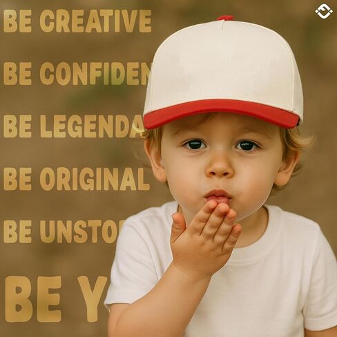 Funky Junque Kids Trucker Hat Baseball Cap - Two Tone Vintage Baby Baseball Cap, Infant Baseball Hat, Toddler Snapback Hat in Saudi Arabia