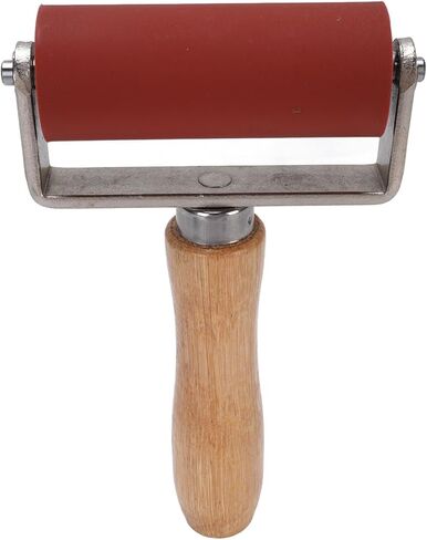 Silicone Seam Roller, 32mm Dia 80mm Width 260℃ Width Rubber Brayer Roller, Art Craft Roller PVC, TPO, Epdm Single Ply Roofing Tape, Printmaking, Ink, Wallpapers Stamping Gluing in Kuwait