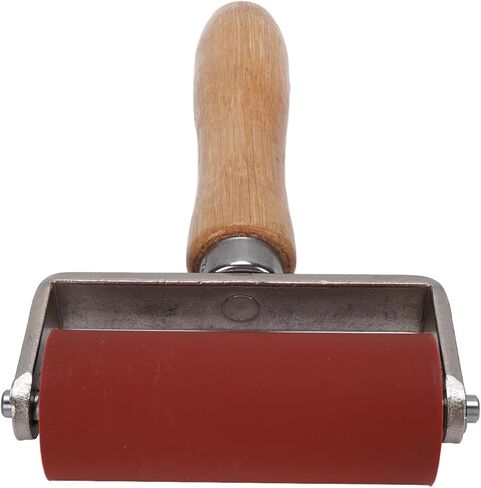 Silicone Seam Roller, 32mm Dia 80mm Width 260℃ Width Rubber Brayer Roller, Art Craft Roller PVC, TPO, Epdm Single Ply Roofing Tape, Printmaking, Ink, Wallpapers Stamping Gluing in Kuwait