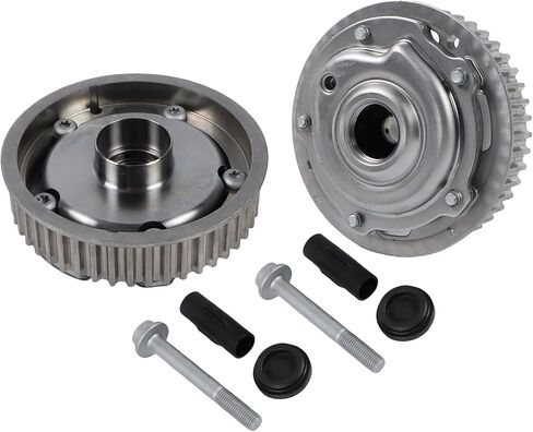 PANGOLIN 2 قطعة مدخل وعادم عمود الحدبات ضرس VVT توقيت والعتاد كام فيزر مع مسامير تناسب تشيفي كروز سونيك أفيو تراكس 1.6L 1.8L 2010-2020، استبدال 55567048 55568386 in Kuwait