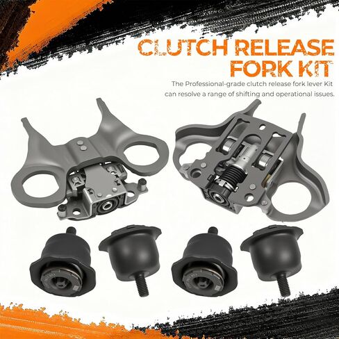 BHB Transmission Dual Clutch Kit Release Fork Lever W/Bolts Compatible with Ford EcoSport 2013-2020 Fiesta Focus 2011-2019 Figo 2016-2018 Replace 6DCT250 DPS6 PS250 602000800 CA6Z7515J CA6Z7515K in Saudi Arabia