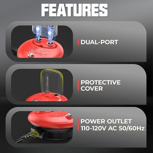 KZYEE KT80 ضوء توقيت رقمي مع ستروب LED، RPM/Tach، زاوية متقدمة، مسكن، اختبار الجهد الحقيقي 0-35 فولت، USB-C قابل لإعادة الشحن ونسخ احتياطي 12 فولت واختبار قابس الإشعال KZYEE KS30 in Kuwait