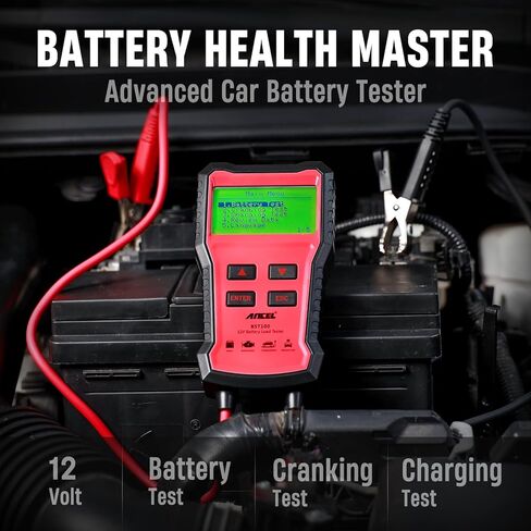 ANCEL LT70 Digital Timing Light Automotive with ANCEL BST100 Car Battery Tester 12V in Saudi Arabia