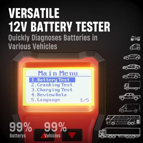 ANCEL LT70 Digital Timing Light Automotive with ANCEL BST100 Car Battery Tester 12V in Saudi Arabia