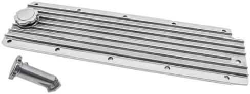 لوحة وادي من الألومنيوم ذات زعانف مع فتحة حشو الزيت - تناسب LS2/LS3/LS7/LSX - لمسة نهائية مصقولة in Saudi Arabia