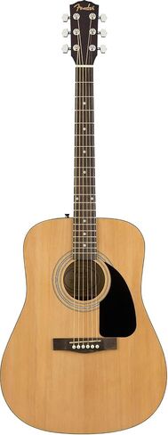 Fender Acoustic Steel-String Guitars, Right, Natural, Full Size (09712107211) in Saudi Arabia