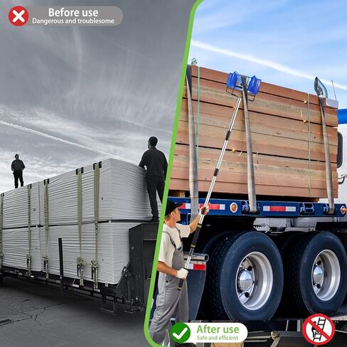 Edge Corner Protector Pole, Corner Protector Extension for Flatbed Truck Adjustable Handle and Thickened Stainless Steel 4.2-10.5ft in Saudi Arabia