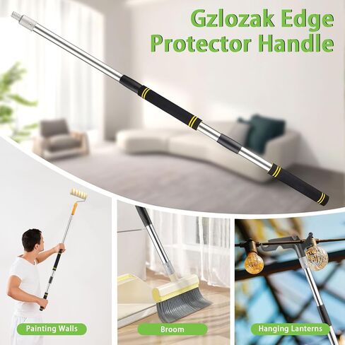 Edge Corner Protector Pole, Corner Protector Extension for Flatbed Truck Adjustable Handle and Thickened Stainless Steel 4.2-10.5ft in Saudi Arabia