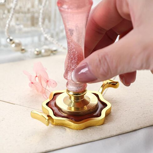 PANGBOER Seal Mold, 1Pc Metal Seal Molds for Stamps for Packaging Envelopes Card Decors Wedding Invitations Card in Saudi Arabia