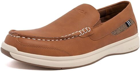 Nautica Men’s Slip-On Loafers, Casual Boat Shoes with Cushioned Comfort Insole, Everyday Walking Moccasin Deck Shoes for All-Day Comfort in Saudi Arabia