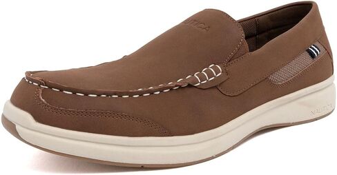 Nautica Men’s Slip-On Loafers, Casual Boat Shoes with Cushioned Comfort Insole, Everyday Walking Moccasin Deck Shoes for All-Day Comfort in Kuwait