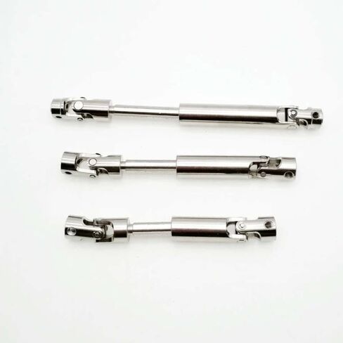 2Pcs RC 1/10 Universal Joint Drive Shaft Steel 80-100MM 90-110MM 110-155MM Compatible with 1 10 Scale Rock Crawler Car D110(80-100mm) in Saudi Arabia