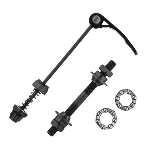 6 7 8 Speed Bicycle Front Rear Wheel Axle Quick Release Skewers with 25mm Bearings Tool Set Compatible with Most Standard Bikes(Front Rear) in Saudi Arabia