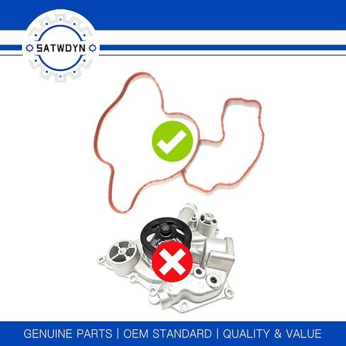 Silicone Engine Water Pump Gasket Coolant Pump Seal Compatible with Dodge Challenger Charger Durango Chrysler 300 Jeep Grand Cherokee V8 5.7L 6.4L 2011-2022 53022340AC AW6653 in Saudi Arabia