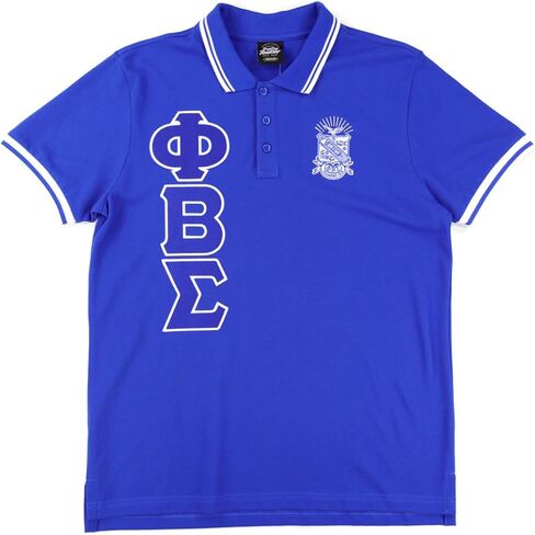 Big Boy Phi Beta/Β Sigma Divine 9 S6 Polo Shirt [Royal Blue] - ID#75447-146-207-0-0 in Saudi Arabia