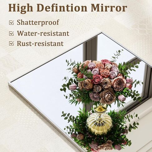 56" x 21" Full Length Mirror with Stand, Standing/Leaning/Wall Mounted Full Body Floor Mirror for Bedroom, Living Room, Entryway, Cloakroom with Aluminum Alloy Frame Silver in Kuwait