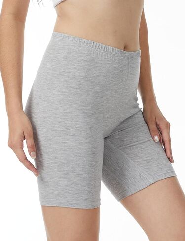 GYS Bamboo Viscose Women's Slip Shorts for Under Dresses, Cloud-like Soft Anti Chafing Stretchy Boyshorts Panties in Saudi Arabia