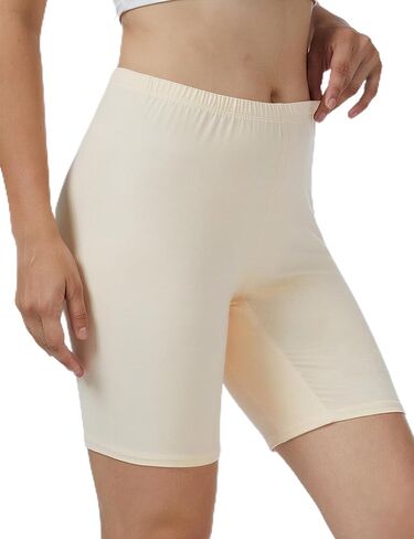GYS Bamboo Viscose Women's Slip Shorts for Under Dresses, Cloud-like Soft Anti Chafing Stretchy Boyshorts Panties in Saudi Arabia