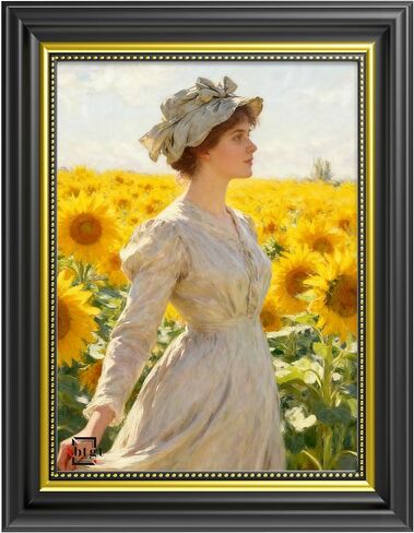 Abtgt إطار صورة مزخرف عتيق مقاس 16 × 20، مصنوع من لوحة خلفية سوداء لسطح الطاولة أو الحائط، إطارات مقاس 16 × 20 لديكور المنزل، أسود in Kuwait