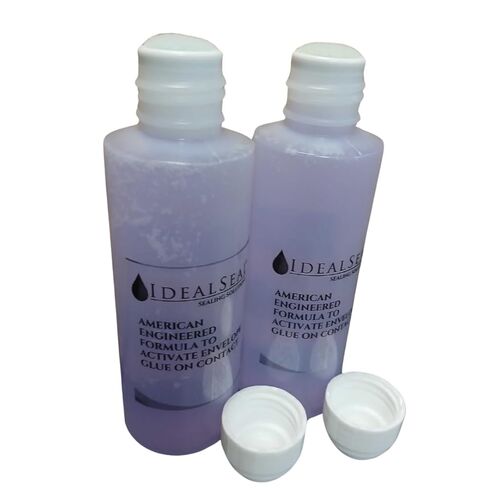 IDEALSEAL Envelope Moistener (120 ML) (3600 Envelopes) E-Z Seal Compatible 4 oz. Dabber Bottle of Sealing Solution PB Sealing Solution 601-7 Postage Stamp Envelope Seal (2 Bottles, Purple) in Saudi Arabia