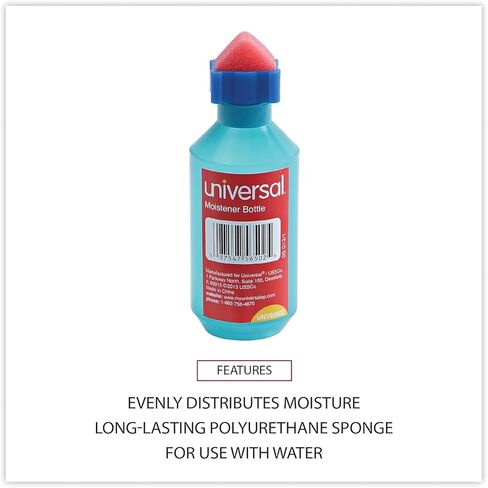 Universal 56502 - Squeeze Bottle Moistener, 2 oz, Blue in Saudi Arabia