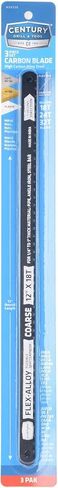 Century Drill & Tool 4336 High Carbon Alloy Steel Hacksaw Blade Set, 3 Piece in Saudi Arabia