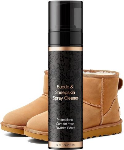 منظف ​​الأحذية من جلد الغزال CPDUSTER للأحذية ذات الرقبة الطويلة: بخاخ رغوي للأحذية الفاخرة لتنظيف جلد النوبوك والأحذية الرياضية، 6.76 أونصة سائلة in Kuwait