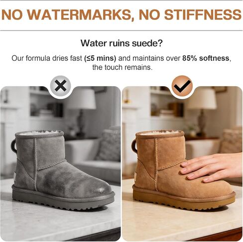 منظف ​​الأحذية من جلد الغزال CPDUSTER للأحذية ذات الرقبة الطويلة: بخاخ رغوي للأحذية الفاخرة لتنظيف جلد النوبوك والأحذية الرياضية، 6.76 أونصة سائلة in Kuwait