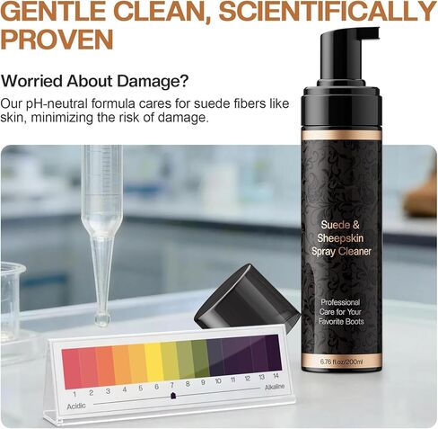 منظف ​​الأحذية من جلد الغزال CPDUSTER للأحذية ذات الرقبة الطويلة: بخاخ رغوي للأحذية الفاخرة لتنظيف جلد النوبوك والأحذية الرياضية، 6.76 أونصة سائلة in Kuwait