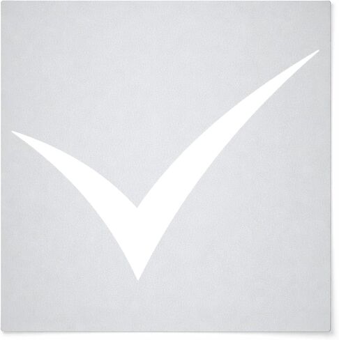 Checkmark Reusable Mylar Stencil - Art Craft Supplies 4 Inch in Saudi Arabia