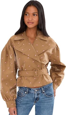 Avec Les Filles womens Cropped Belted Trench Coat in Saudi Arabia