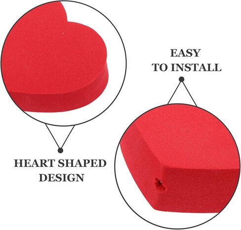 Garneck 5pcs Heart Car Antenna Toppers Lightweight Funny Antenna Balls for Vehicles Exterior Decorations Easy to Spot Car in Parking Lot Suitable for Trucks Suvs and Motorcycles in Saudi Arabia