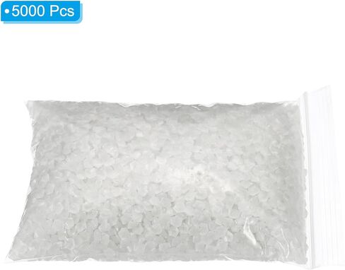 5000pcs Glow Rocks 3-5mm Glow Pebbles Decoration in The Dark Luminous Stones Decor DIY Decorative White for Garden, Potted Plant, Fish Tank in Saudi Arabia