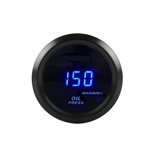 2 "52 مللي متر مقياس ضغط الزيت الرقمي 0-150PSI الأزرق Led مع جهاز استشعار سيارة متر BX101464 in Saudi Arabia