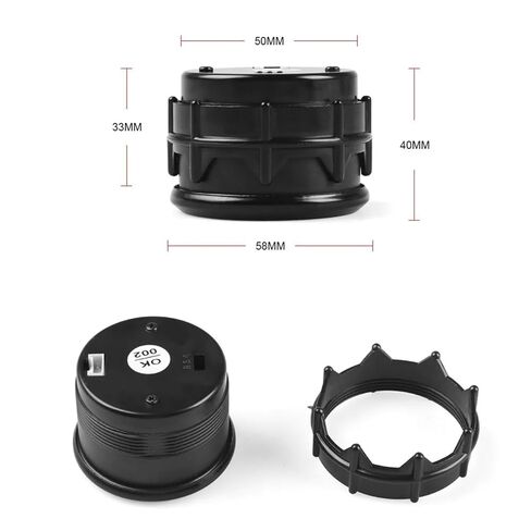 2 "52 مللي متر مقياس ضغط الزيت الرقمي 0-150PSI الأزرق Led مع جهاز استشعار سيارة متر BX101464 in Saudi Arabia