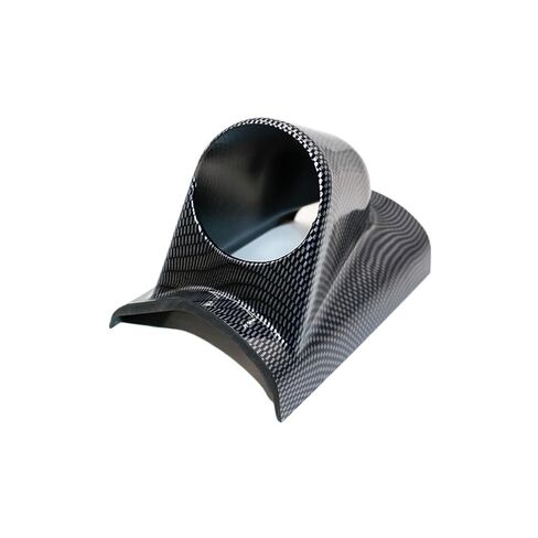 2" 52mm Gauge Holder Carbon Black Style Single Gauge Pod Plastic Support for Left Hand Drive BX101029 in Saudi Arabia