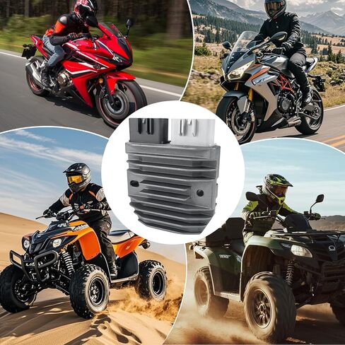 منظم الجهد HANQI مناسب لـ Yamaha YXR7 YXR-7 Rhino 700 2008، 2009، 2010، 2011، 2012، 2013 للمركبات على الطرق الوعرة؛ 1D7-81960-00-00; 1D7-81960-01-00; 27D-81960-00-00; 5JW-81960-00-00 in Kuwait