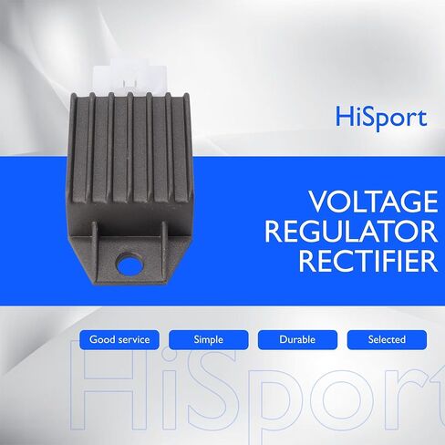 HiSport 4-Pin Voltage Regulator Rectifier - Compatible with Tao Tao 110cc ATA-110B ATA-110D ATA-110F 50cc ATM50 Pony50 VIP Thunder EVO Coolster 110cc 3050A 3050B in Kuwait