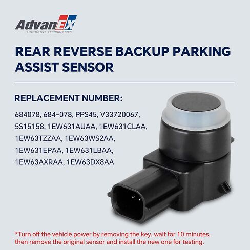 4Pcs 1EW63TZZAA Reverse Backup Parking Assist Sensor Compatible with 300 Challenger/Charger/Journey/Ram 1500 Commander/Grand Cherokee Replace 1EW63WS2AA 1EW631AUAA 684-078 in Saudi Arabia