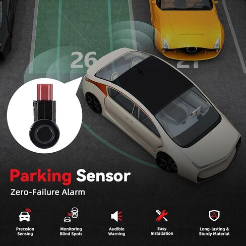 2pcs PDC Bumper Parking Aid Assist Sensor Backup Reverse Radar Replacement Kit - Compatible with Honda 2005-2010 Odyssey 2004-2013 CR-V CRV - 188200-9860 39680-SHJ-A61 in Saudi Arabia