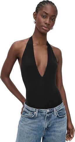 commando Women's Ballet Deep Plunge Halter Thong Bodysuit in Saudi Arabia