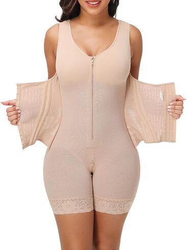 SHAPSHE Faja Compression Moldeadoras Dual Layer Stage 1/2/3 High Compression Tummy Control Full Body Shaper for Women in Saudi Arabia
