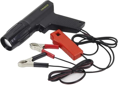 12V Car Motorcycle Engine Timing Light Ignition High Beam Strobe Inductive Lamp Detector Repair Gun(RED) in Saudi Arabia
