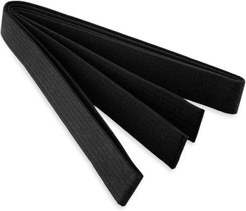 Karate Taekwondo Belt, Black Fashion Washed Kendo Judo Belt (260x4.5x0.5 cm) in Saudi Arabia