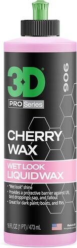 3D Cherry Wax - Deep Gloss, Wet Look Carnauba Car Wax - UV Protection for Dark Paint Colors 16oz. in Kuwait