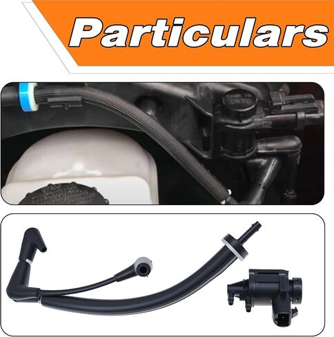 4x4 Vacuum Solenoid Valve and Auto-Locking Hub Vacuum Line Tube Check Valve Combo Kit Compatible with Ford F150 2015-2020, Replace#7L1Z-9H465-B FL3Z3A788B in Saudi Arabia